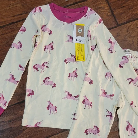 Hatley unicorn pajamas set - Picture 5 of 11